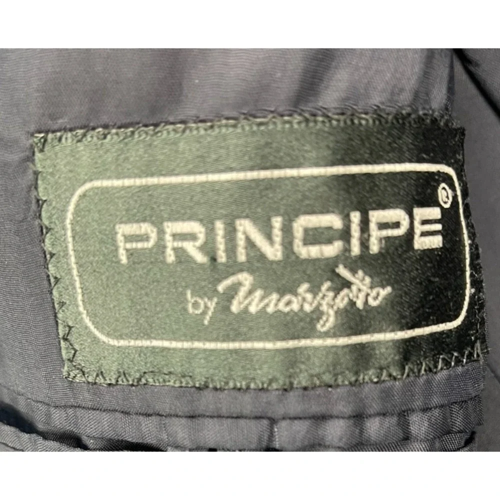 Principe by Marzotto Men's Double Breasted Jacket‎ US 42R Charcoal Made in Italy